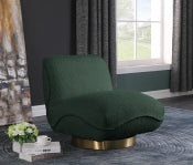 Geneva Boucle Fabric Swivel Accent Chair