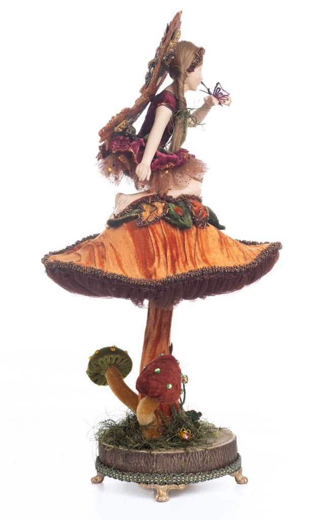 Fairy on Mushroom Figure