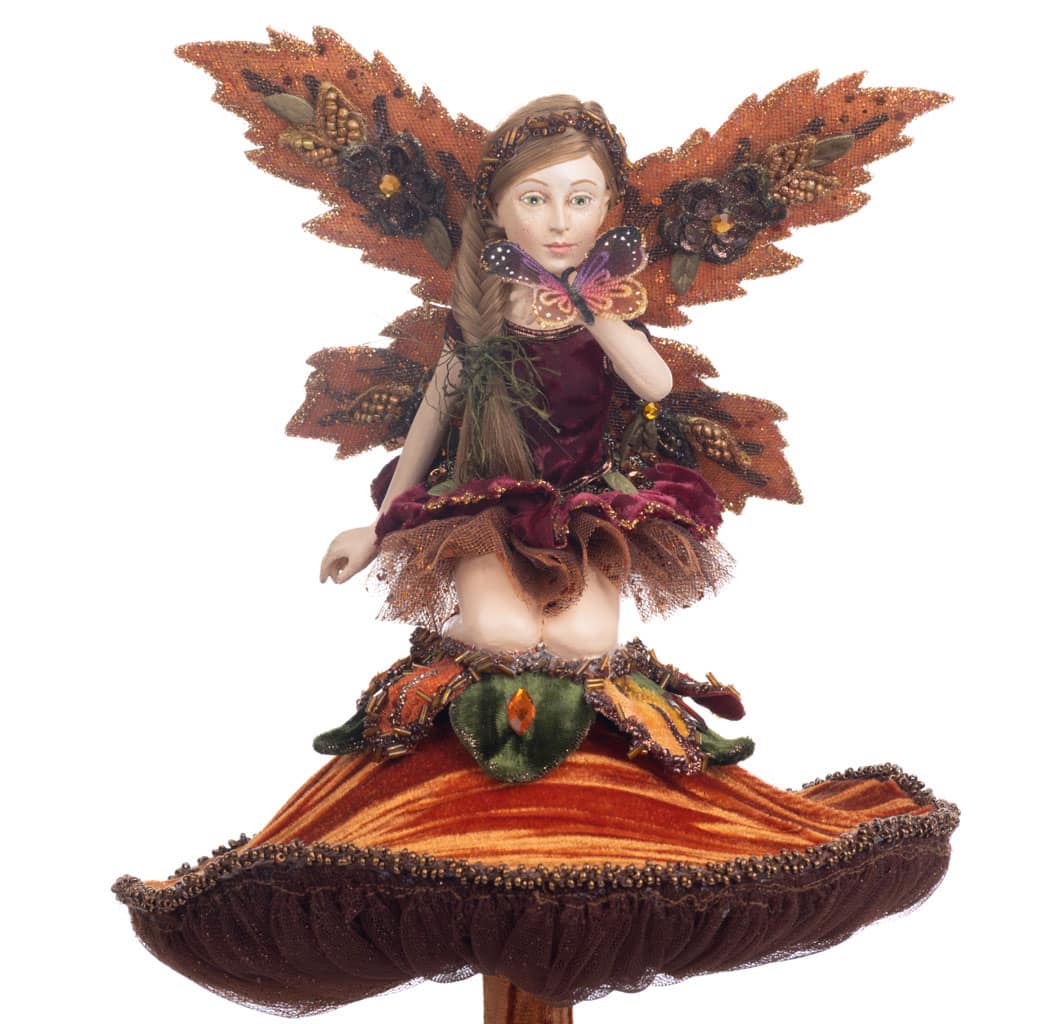 Fairy on Mushroom Figure