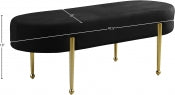 Gia Velvet Bench