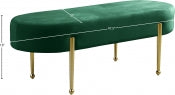 Gia Velvet Bench