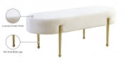 Gia Velvet Bench
