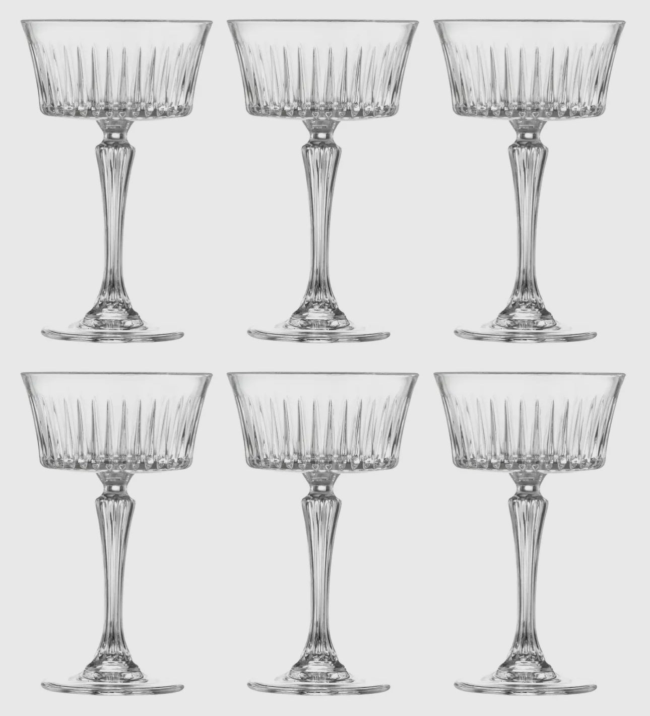 Champagne/Cocktail Coupe Set of 6