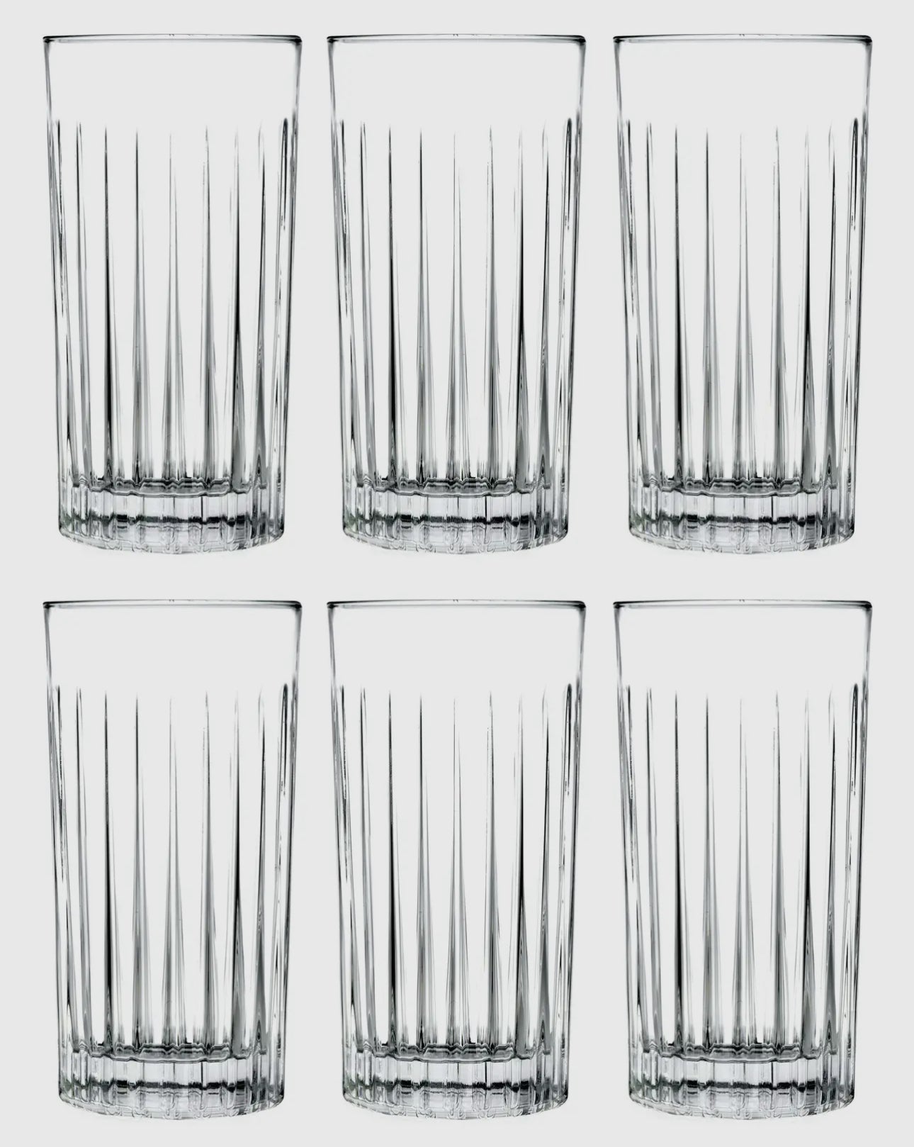 Highball Water Glass Set of 6