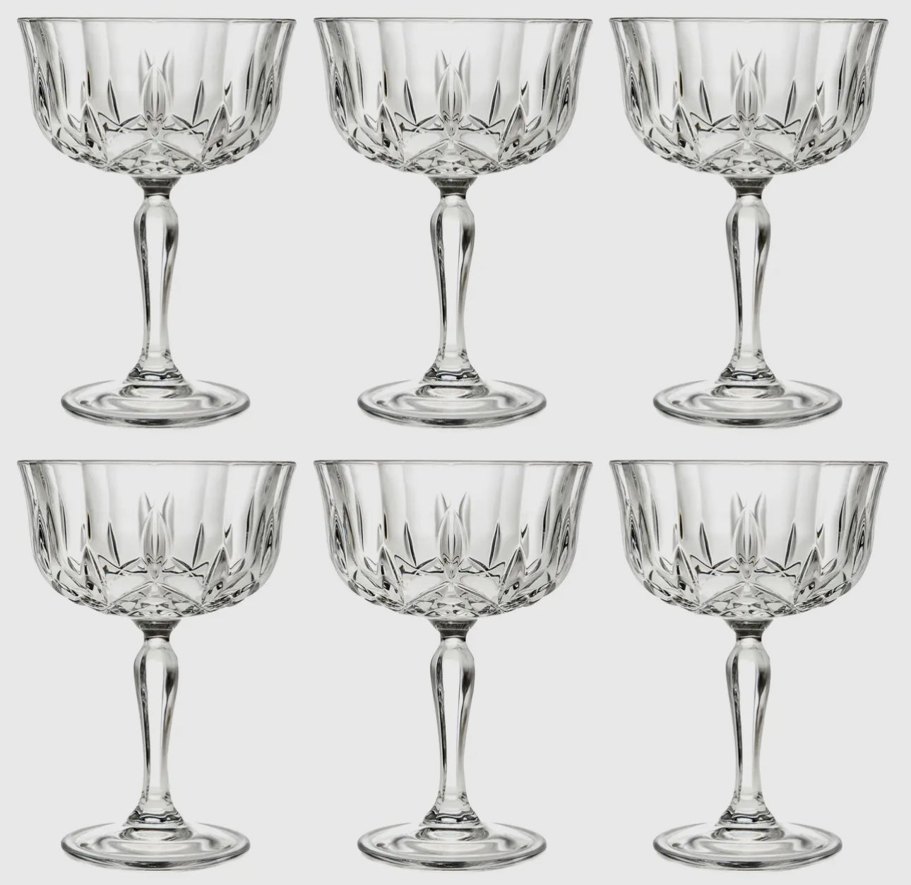 Champagne Coupe Set of 6