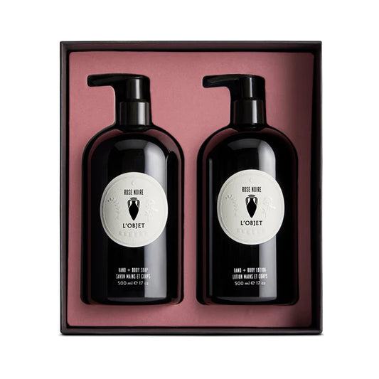 Rose Noire Hand and Body Soap + Lotion Gift Set