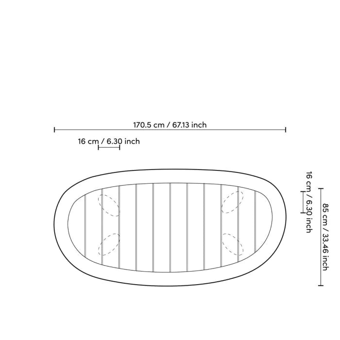 Outdoor Coffee Table Free Form