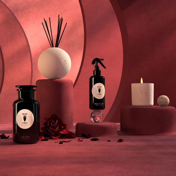 Rose Noire Porcelain Diffuser Set