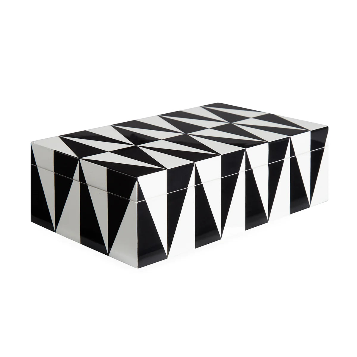 Medium Op Art Lacquer Box