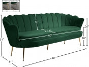 Gardenia Velvet Sofa