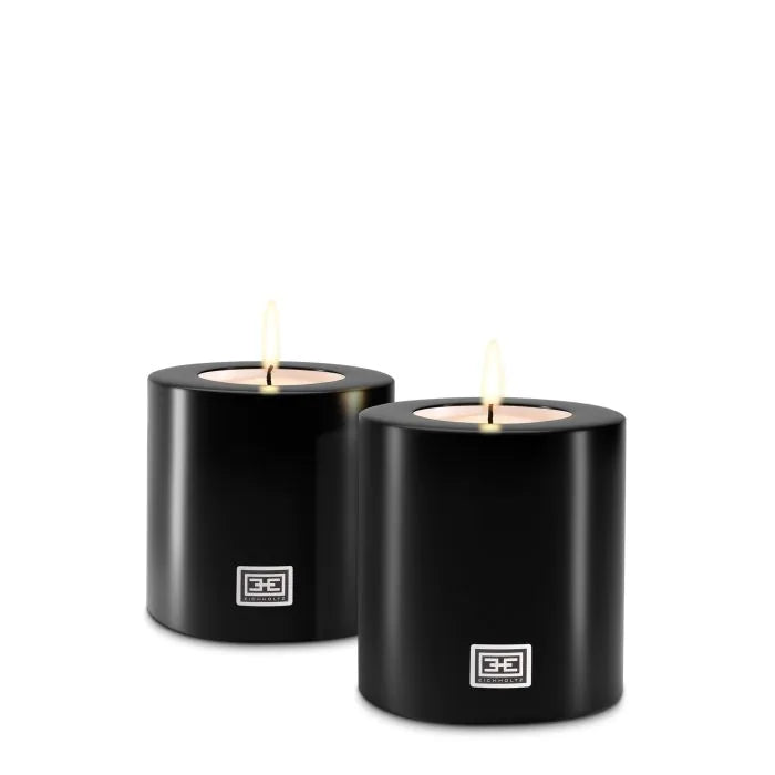 Artificial Candle ø 10 x H. 12 cm Set of 2