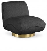 Geneva Boucle Fabric Swivel Accent Chair