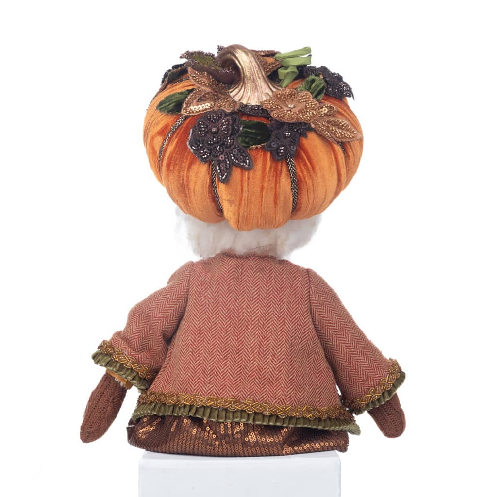 Harvest Pumpkin Hat Ledge Sitter