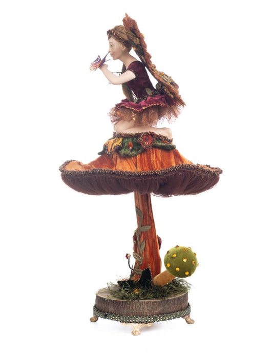 Fairy on Mushroom Figure