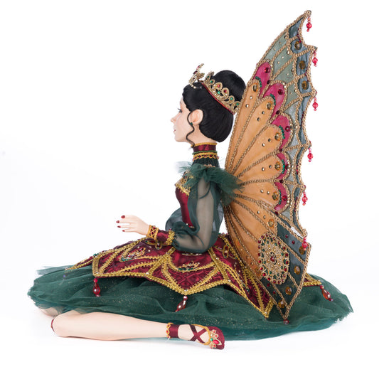 Belle Noelle Sitting Fairy Ballerina Doll