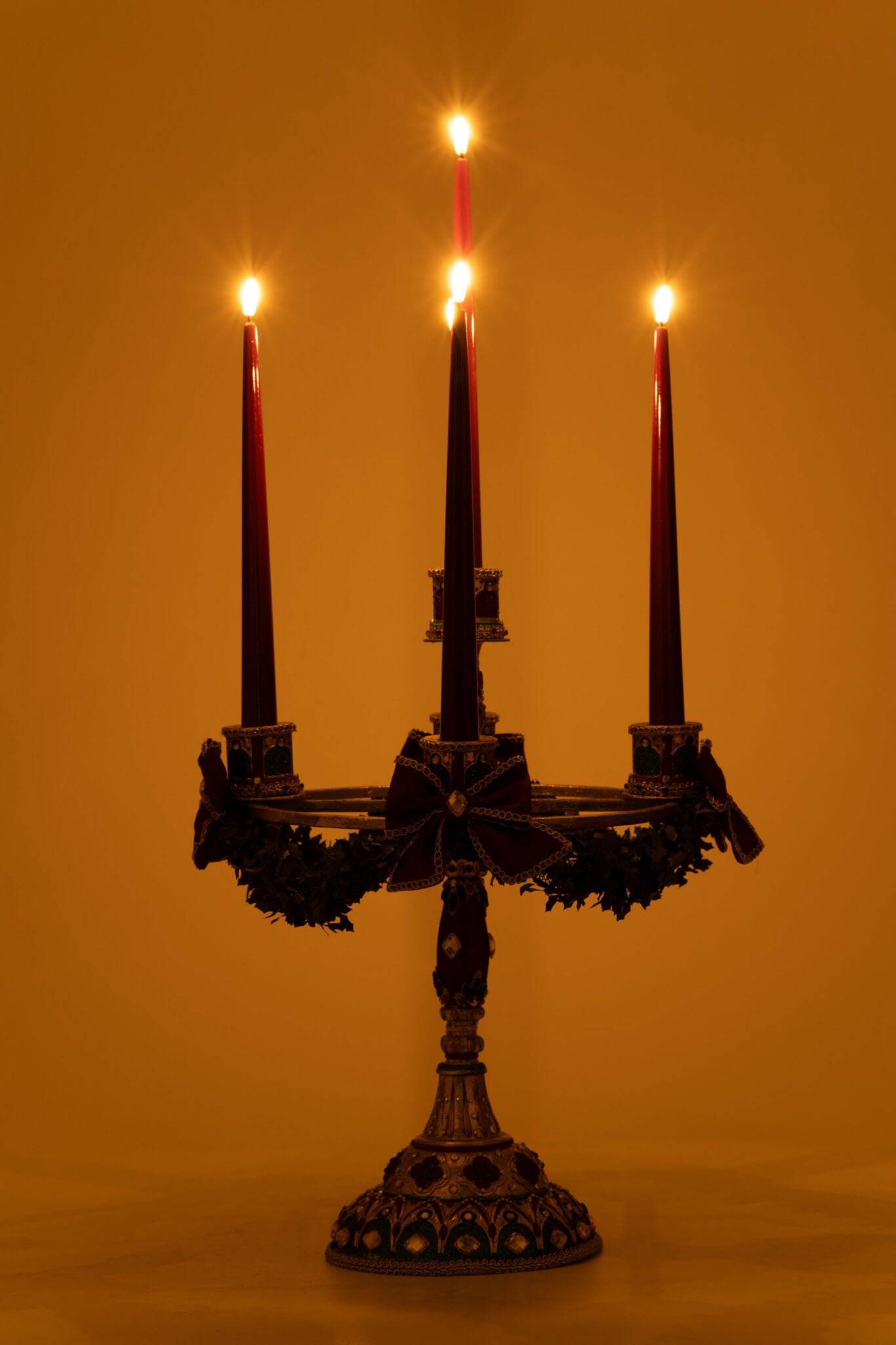 Christmas Castle Candelabra