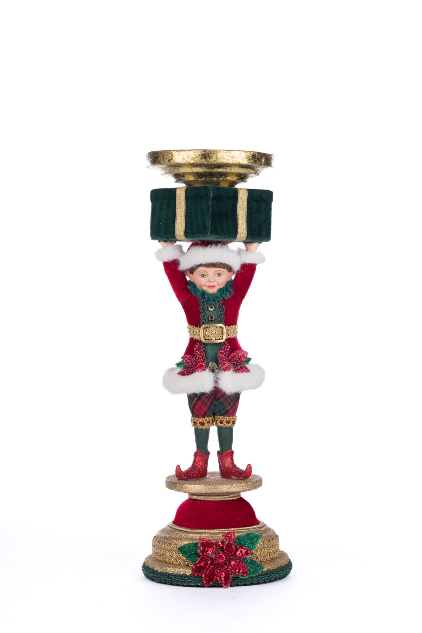 Holiday Magic Elf Candlestick