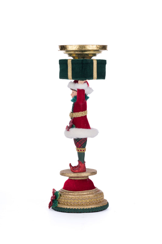 Holiday Magic Elf Candlestick