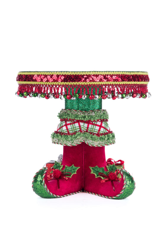 Elf Boots Cake Plate