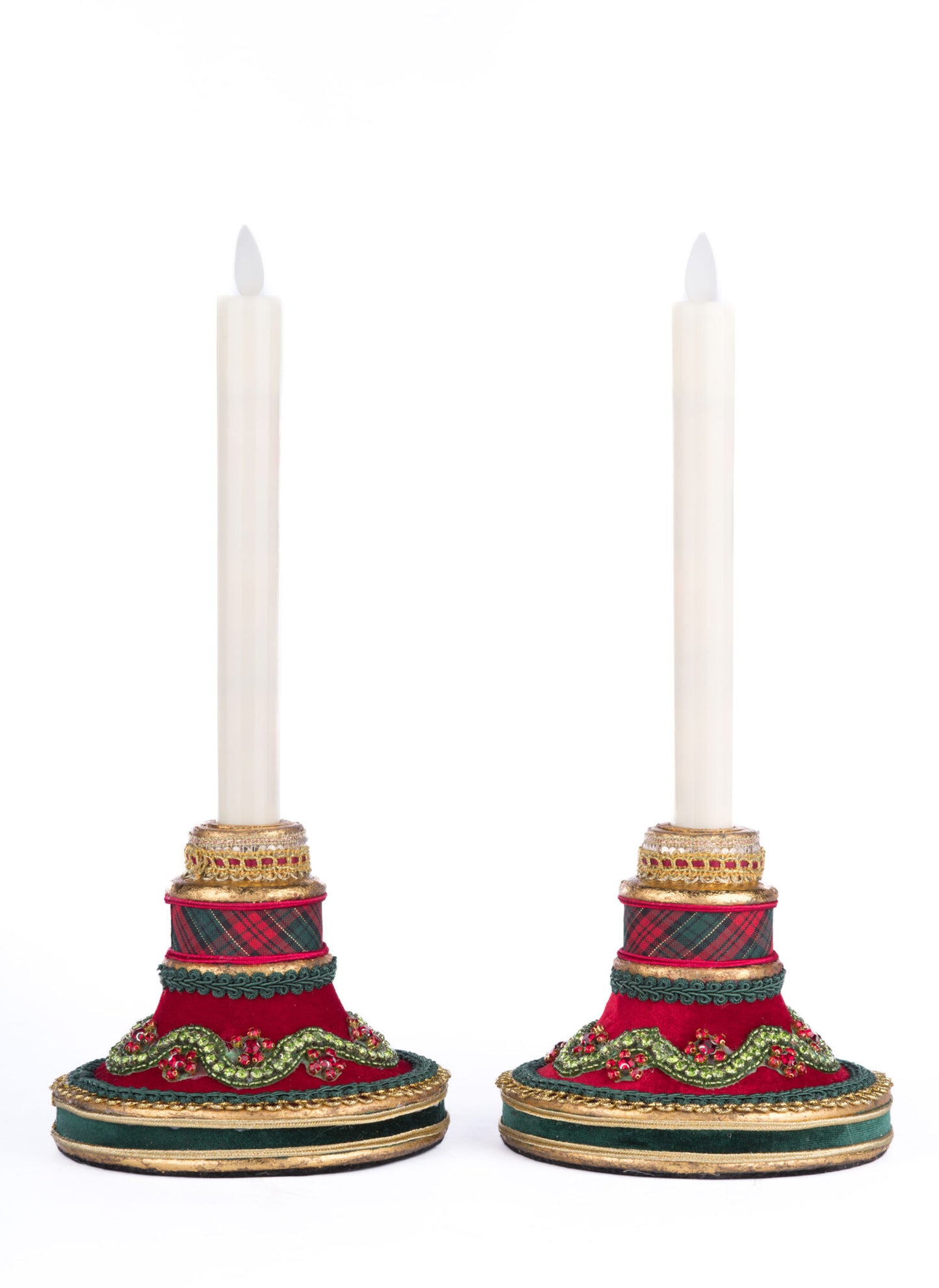 Holiday Magic Candle Sticks Set Of 2