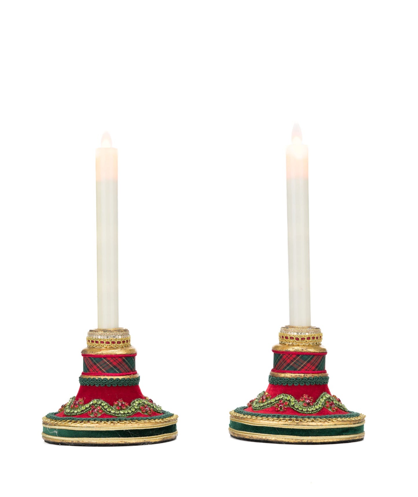 Holiday Magic Candle Sticks Set Of 2