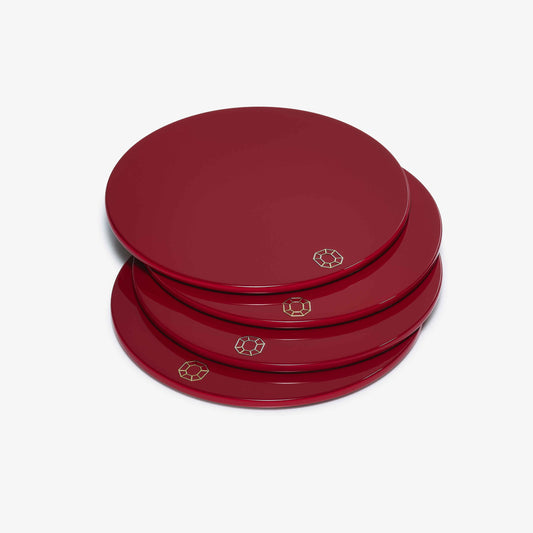 Octogone Coasters (Red)