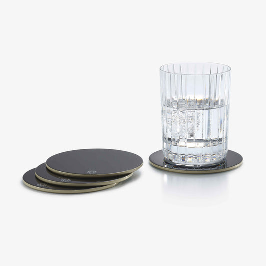 Octogone Coasters (Black)