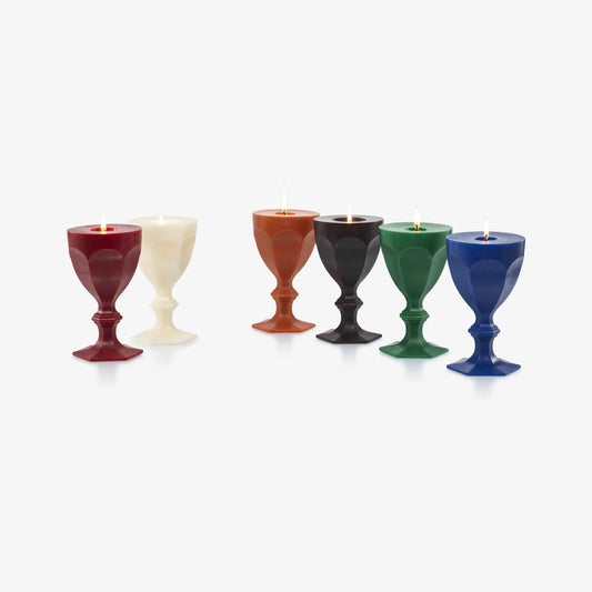 Harcourt Glass Candlestick Candle