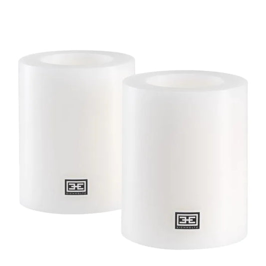 Artificial Candle ø 10 x H. 12 cm Set of 2