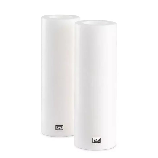 Artificial Candle ø 12 x H. 35 cm Set of 2