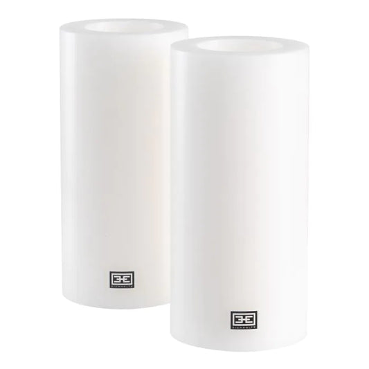 Artificial Candle ø 12 x H. 25 cm Set of 2