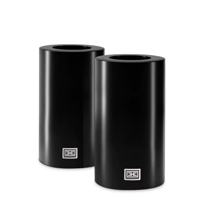 Artificial Candle ø 10 x H. 21 cm Set of 2