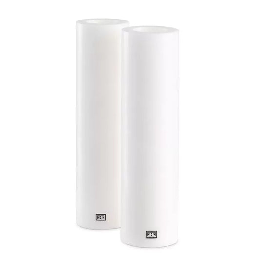 Artificial Candle ø 12 x H. 45 cm Set of 2