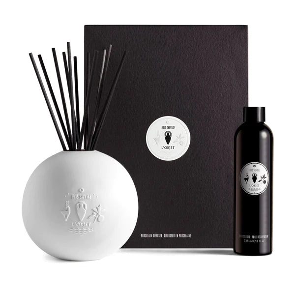 Bois Sauvage Porcelain Diffuser Set