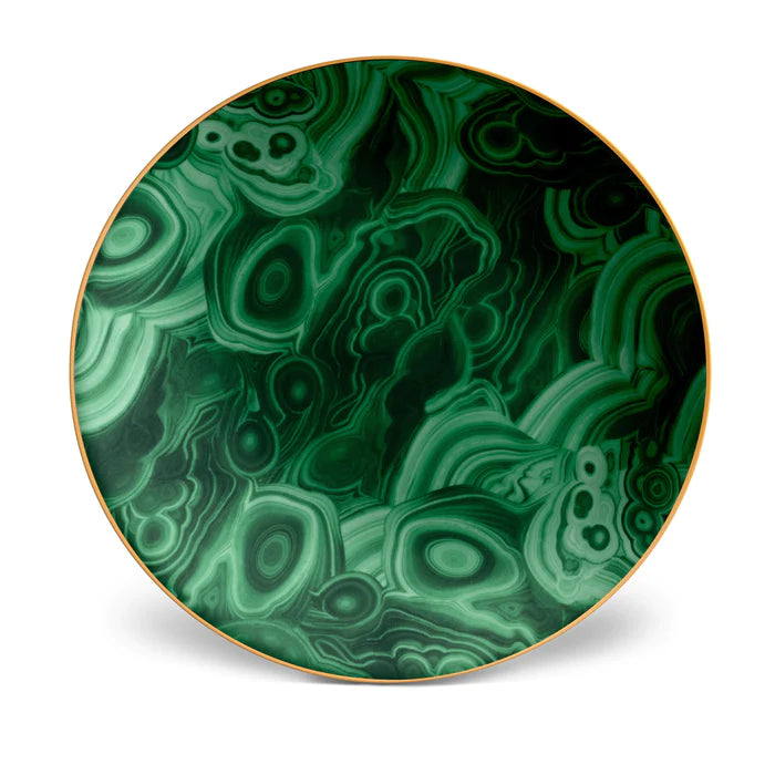 Malachite Charger / Cake Plate