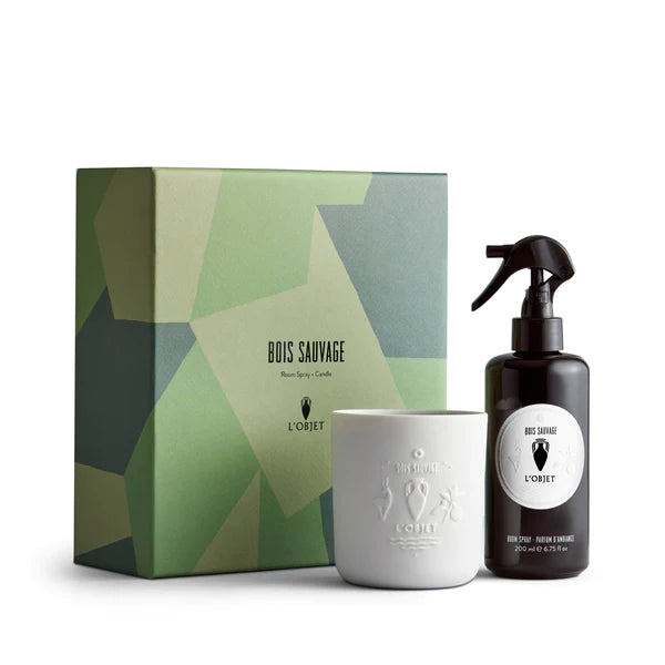 Bois Sauvage Room Spray + Candle Gift Set