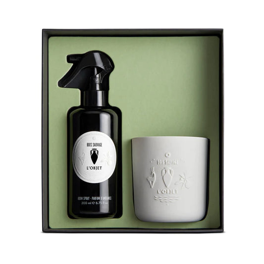 Bois Sauvage Room Spray + Candle Gift Set