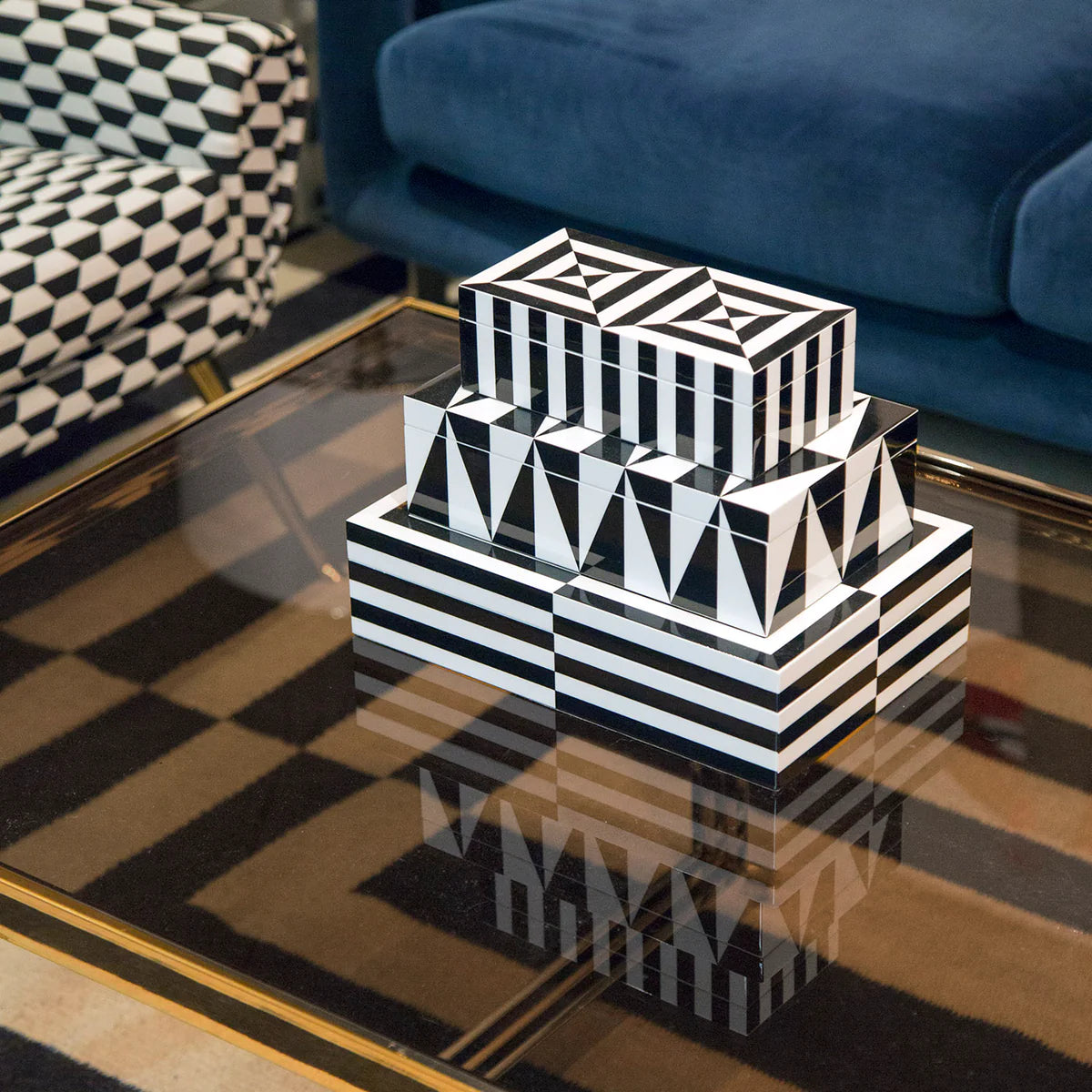 Jonathan Adler - Square Tray - Op Art