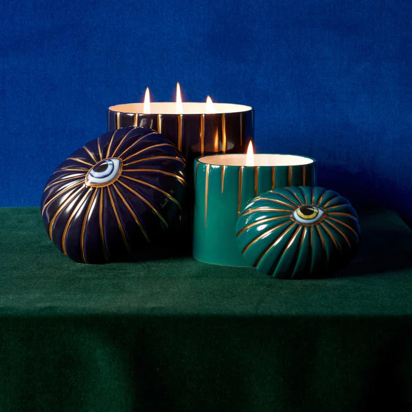 Lito Candle 3-wick - Bleu