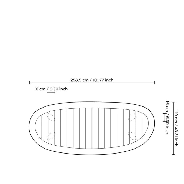 Outdoor Dining Table Free Form