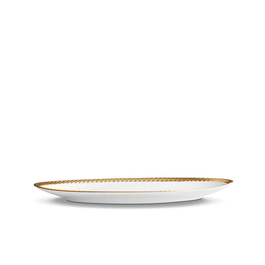 Corde Oval Platter - Gold