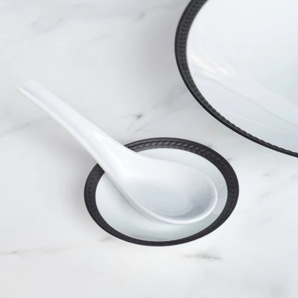 Soie Tressée Sauce Dish + Spoon Rest