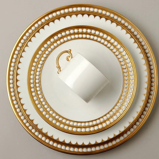 Perlée Tea Cup + Saucer (Set of 2)